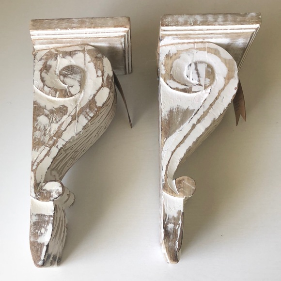 Casa Decor Home Design Concepts Wood Scroll Design (2 Piece) NWT - Picture 4 of 10